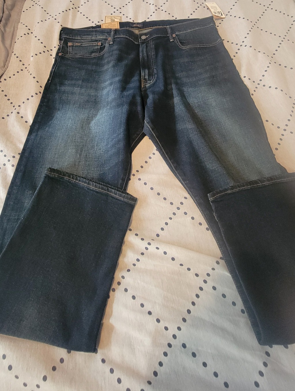 Hampton Relaxed Fit Blue Polo Jeans Size 40x32.